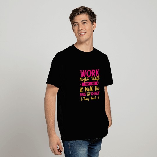 Night Shift Worker Graveyard Duty T Shirts