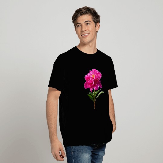 Vivid Pink Peony T Shirts