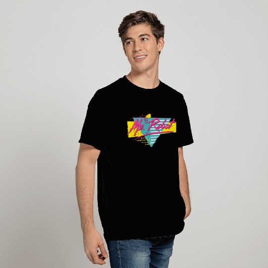 Retro Robot blue T Shirts