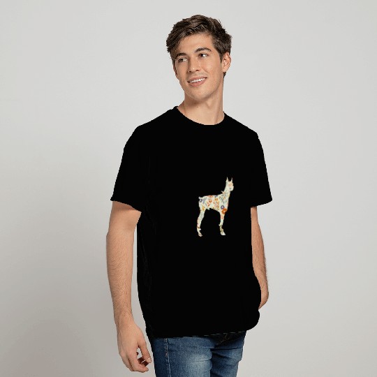 Doberman Flower T Shirts