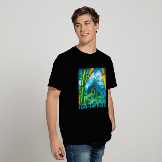 St. Lucia Pitons & Bamboo T Shirts