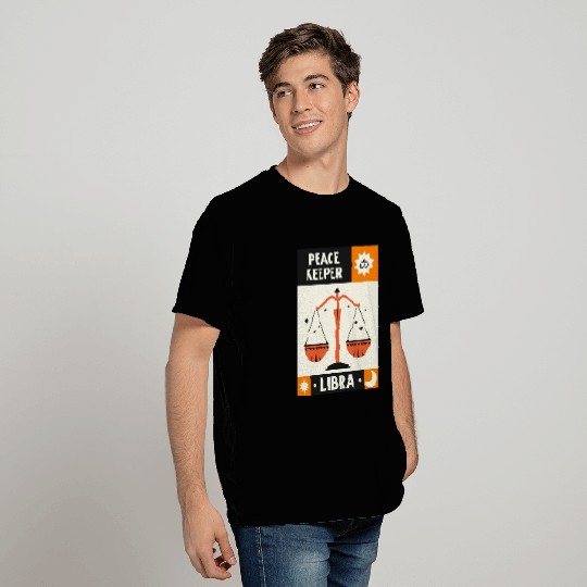 Peace Keeper Libra Design T Shirts