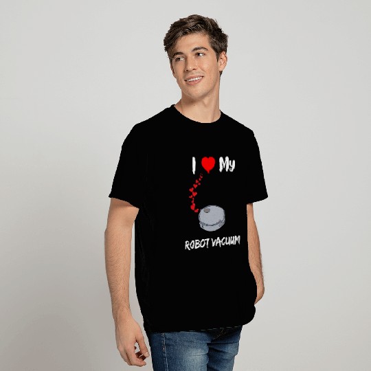 Robot Vacuum Lover Funny Robot House Cleaner Doing T Shirts