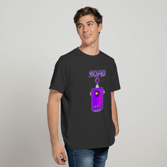 Domo Robot 2 Purple 70s T Shirts