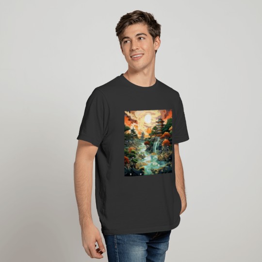 Japanese Style Abstract [Surreal Aesthetic] T Shirts