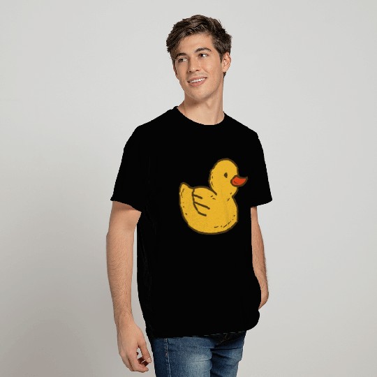 Illustrated Yellow Rubber Ducky T Shirts