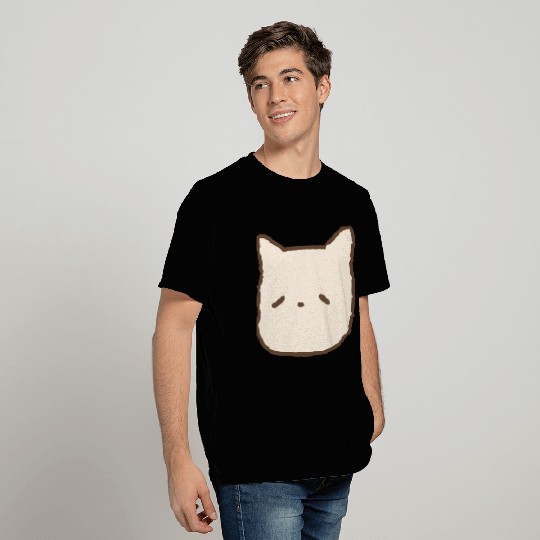 cute beige sleepy kitty T Shirts