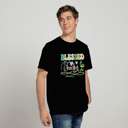 Blessed Teacher Back to School Design T Shirts