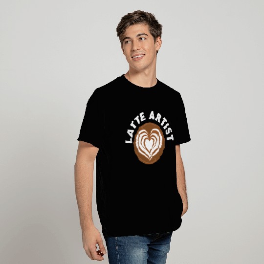 Latte Artist Coffee Barista T Shirts