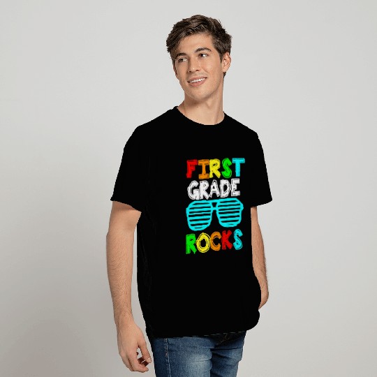 First Grade Rocks Back To School T Shirts