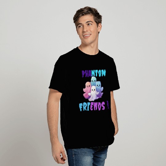Join the Phantom Friends: Kids' Halloween Adventur T Shirts