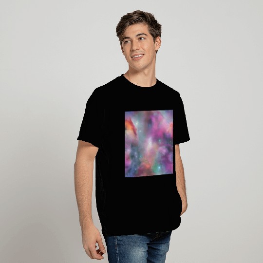 Galaxy nebula abstract design T Shirts