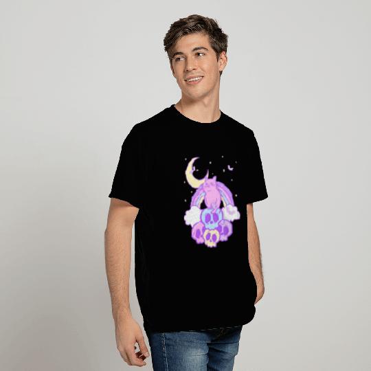 Pastel Goth Cat Skull Lover Cute Gothic Yami T Shirts