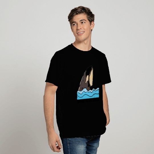 Born to Be Wild: Playful Orca Design T Shirts