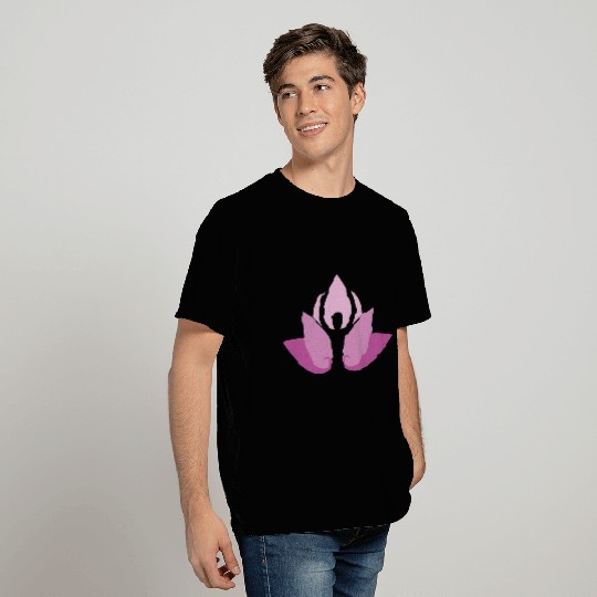 Meditative Lotus Tranquility Design T Shirts