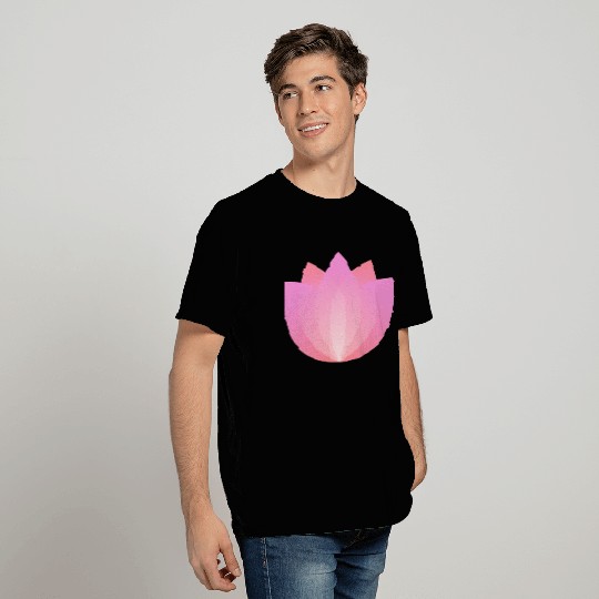 Pink Shine Lotus Radiance Design T Shirts