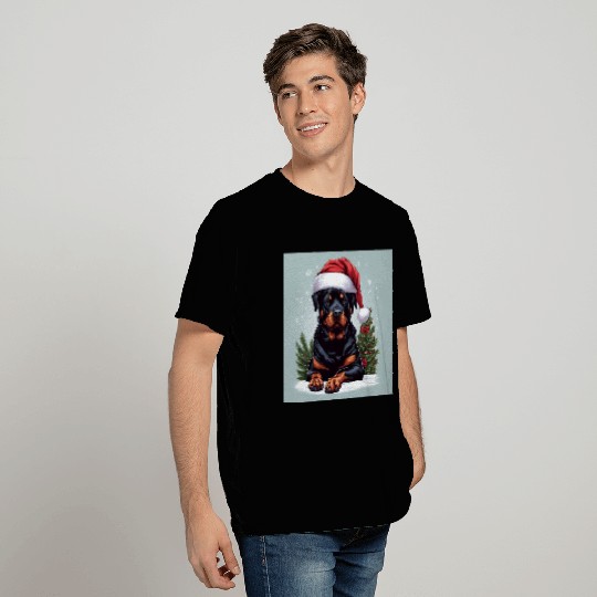 Rottweiler Christmas Spirit T Shirts