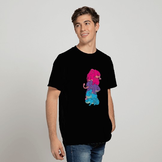 Androgynous Flag Pride Lgbtq Cute Chameleon T Shirts