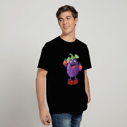 Eggplant Tomato Party Goofy Ahh T Shirts