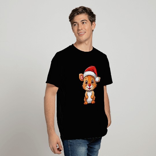 Cat in a Hat Brings Christmas Cheer T Shirts