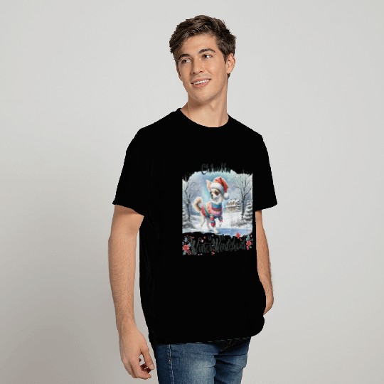 Chihuahua In a Winter Wonderland T Shirts