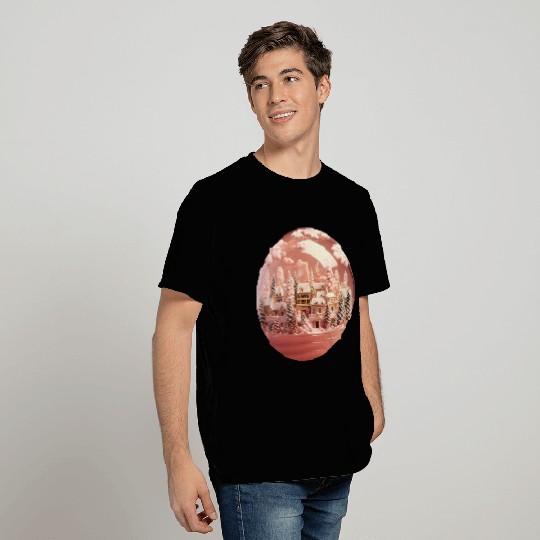 Christmas Round Ornament Sublimation T Shirts