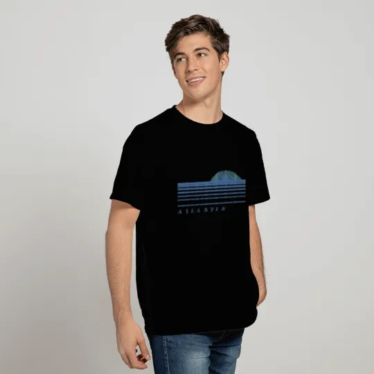 Stargate Atlantis Retro Cityscape T Shirts