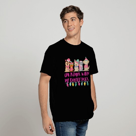 christmas dog lovers mom T Shirts
