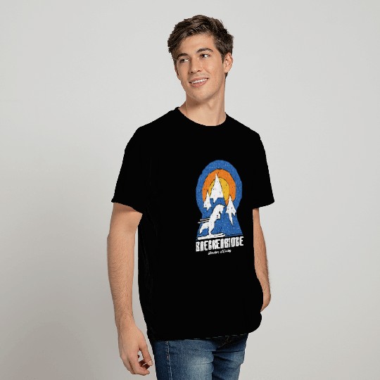 Retro Breckenridge Ski White Fox T Shirts