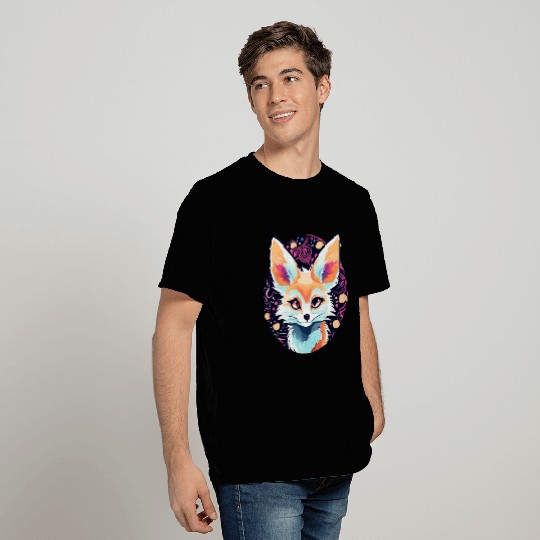 Fennec Fox Illustration T Shirts