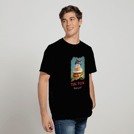 Eat Sleep Tik Tok Repeat T Shirts
