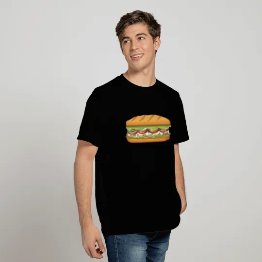 Subway Sandwich Design T Shirts