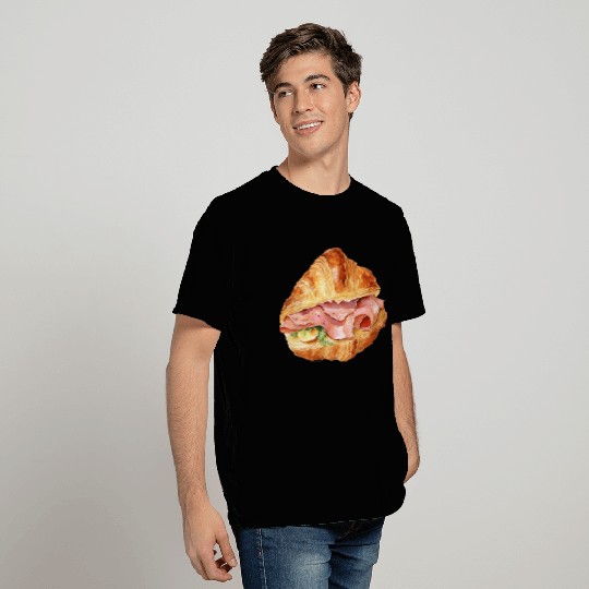 Smoked Ham Croissant T Shirts