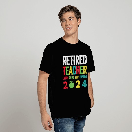 Retired Teacher EST 2024 T Shirts