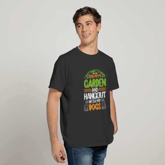 Dog Lover Plant Garden Gardening T Shirts