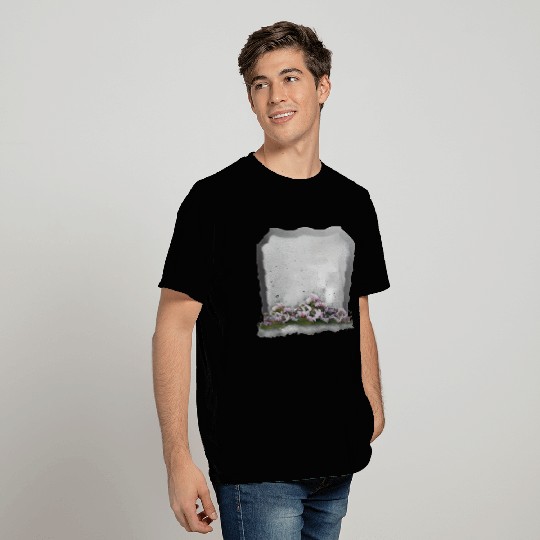 Gravestone Blank With Flowers T Shirts
