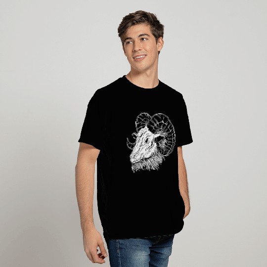 Baphomet Goat Horn Art T Shirts