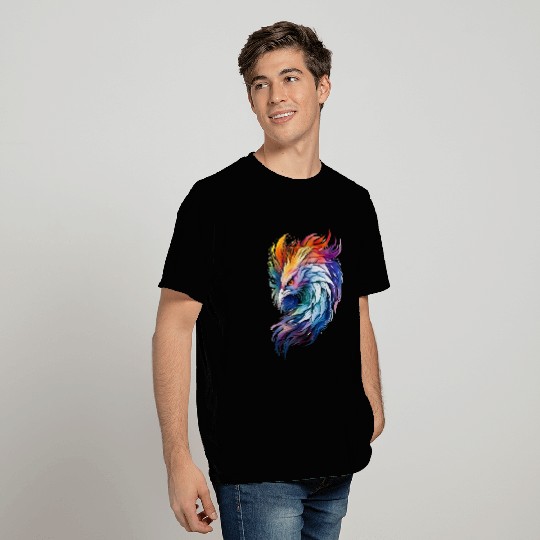 Cool Colorful Watercolor Phoenix T Shirts