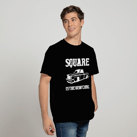 Square is The New Cool Square Body T Shirts