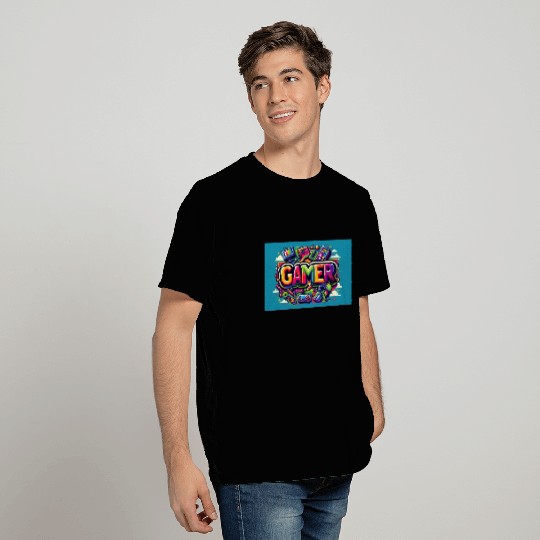 Neon Arcade Retro Gamer T Shirts