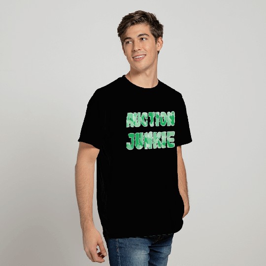 Auction Junkie green camo T Shirts
