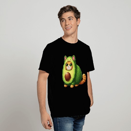 Avo-Cat - Feline Fruit Costume Fun T Shirts
