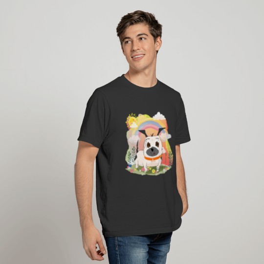 Dog With Funny Face Bulldog Happy Joy Cheerful T Shirts