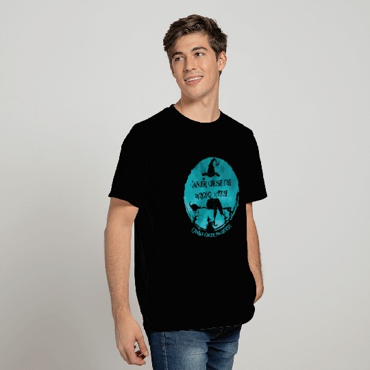 Cancer Witch Teal Ovarian Cancer T Shirts