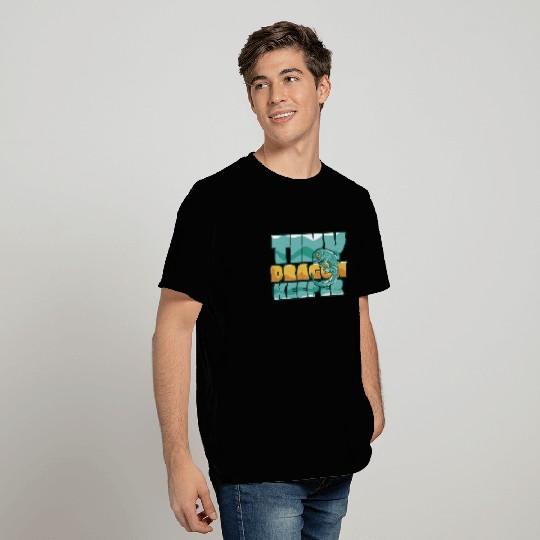 Tiny Dragon Keeper Crested Lizard Gekkota Leopard T Shirts