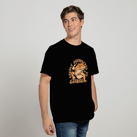 Easily Distracted By Geckos Crested Lizard T Shirts