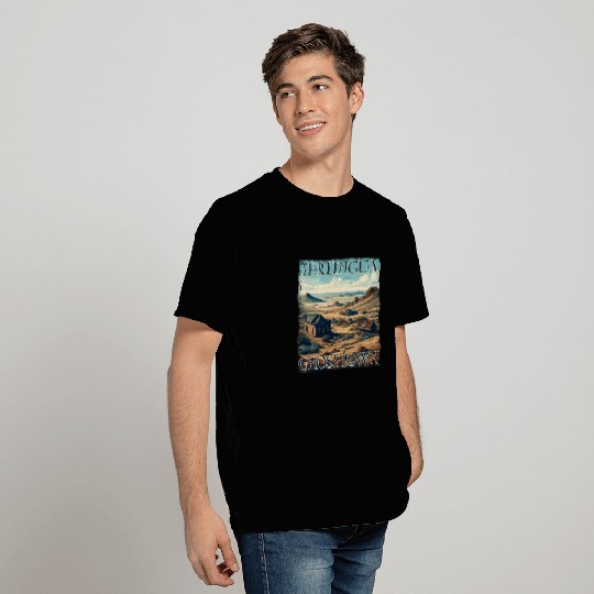 Texas Ghost Town Terlingua Desert Lost Grunge T Shirts