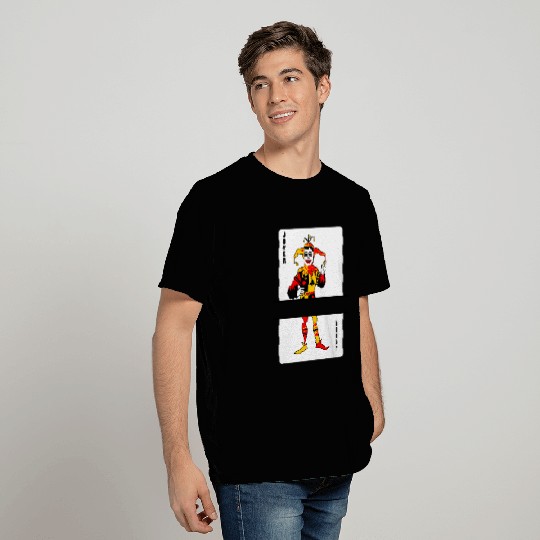 Playing card Joker banner T Shirts