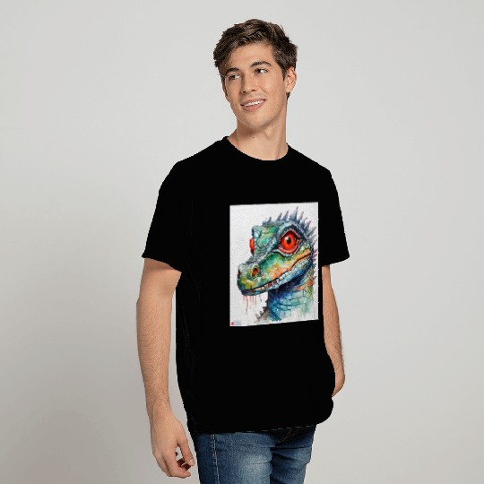 Crimson Gaze: Crocodile's Eye T Shirts