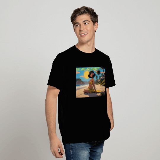 Sun, Sand, and Serenity T Shirts